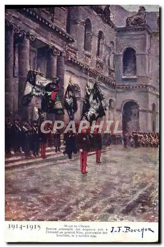 Cartes postales Militaria Musee de l&#39armee Remise solennelle des drapeaux pris a l&#39ennemi