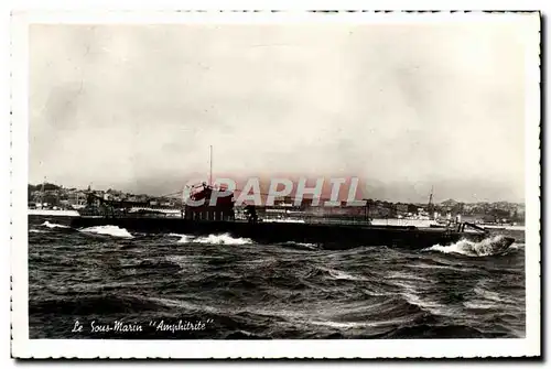 Ansichtskarte AK Bateau Sous marin Sous-marin Amphitrite