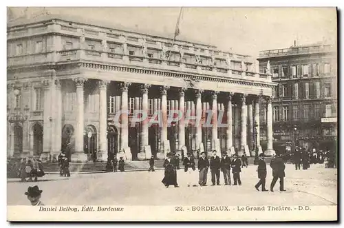 Cartes postales Le grand theatre Bordeaux