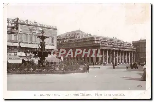 Cartes postales Bordeaux Le grand theatre Place de la Comedie Vichy Celestins