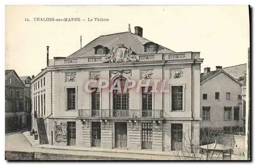 Cartes postales Chalons sur Marne Le theatre