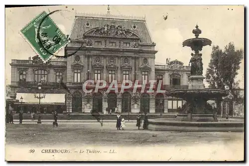 Cartes postales Le theatre Cherbourg