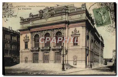 Cartes postales Cette Le theatre