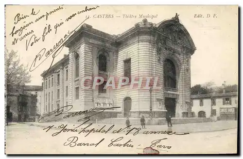 Cartes postales Castres Le theatre municipal