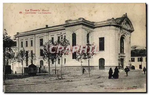 Cartes postales Castres Le theatre