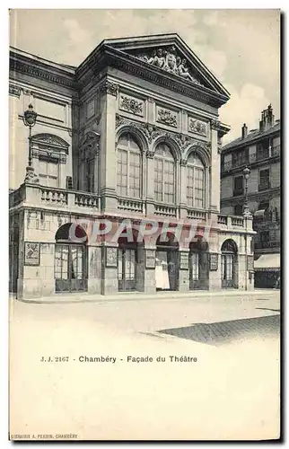 Cartes postales Chambery Facade du theatre