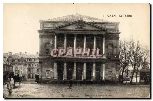 Cartes postales Caen Le theatre