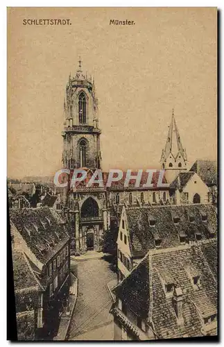 Cartes postales Schlettstadt Munster