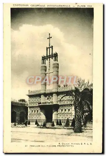 Ansichtskarte AK Paris Exposition coloniale Internationale 1931 Pavillon des missions prostestantes