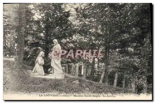 Cartes postales La Louvesc Maison Saint Regis Le jardin