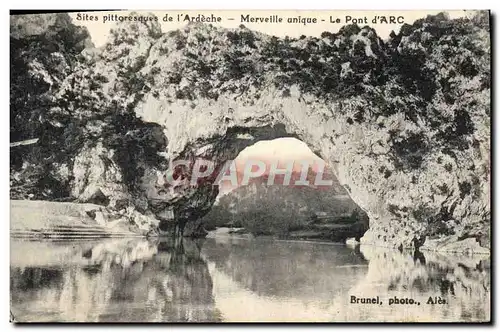 Cartes postales Merveille Unique Le Pont d&#39Arc