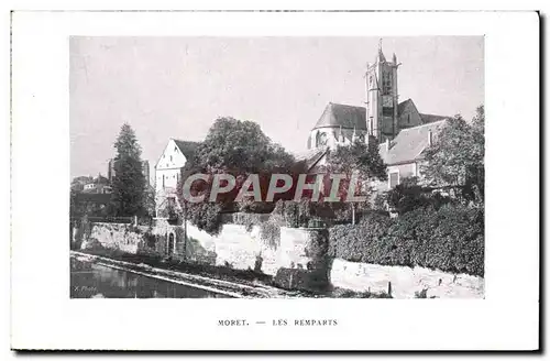 Ansichtskarte AK Moret Les Remparts