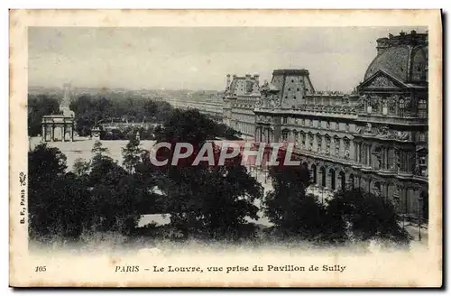 Ansichtskarte AK Paris Le Louvre Vue Prise du Oavillon de Sully