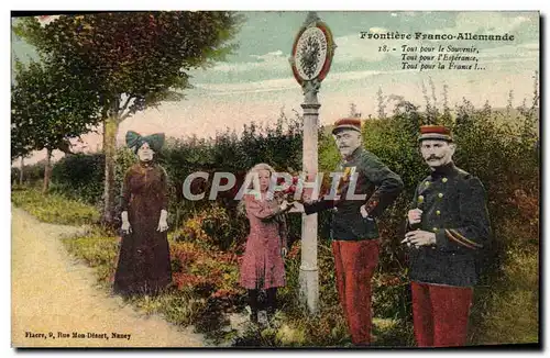Cartes postales Douanes Frontiere franco allemande Alsace