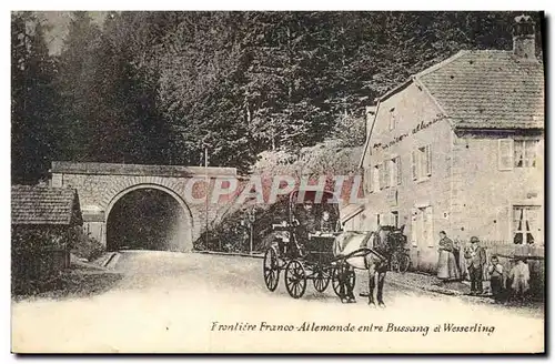 Ansichtskarte AK Douanes Frontiere franco allemande entre Bussang et Wesserling