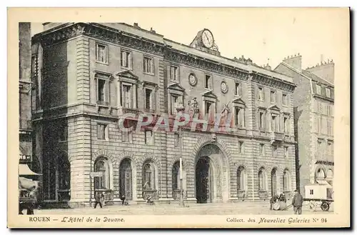 Cartes postales Douanes Rouen Hotel de la Douane