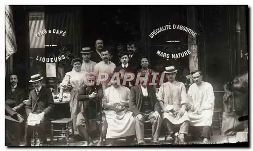 CARTE PHOTO Barbadaux Absinthe