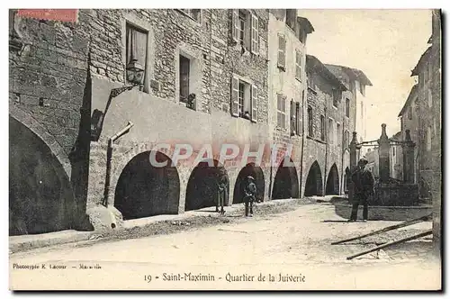 Cartes postales Judaica Juif Juda�ca Saint Maximin Quartier de la juiverie