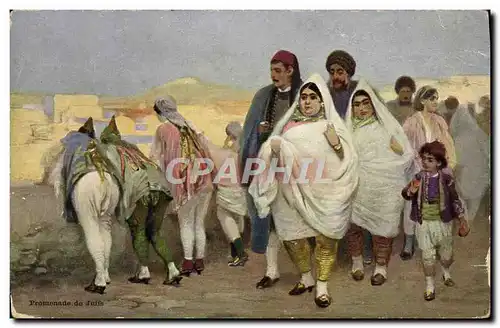 Cartes postales Judaica Juif Juda�ca Promenade