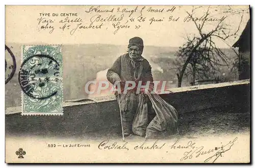 Cartes postales Judaica Juif Juda�ca Le juif errant