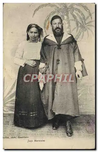 Ansichtskarte AK Judaica Juif Juda�ca Juifs marocains