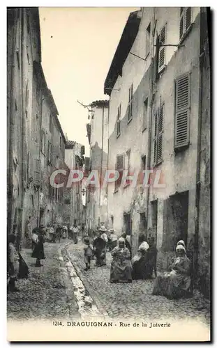 Cartes postales Judaica Juif Juda�ca Draguignan Rue de la Juiverie