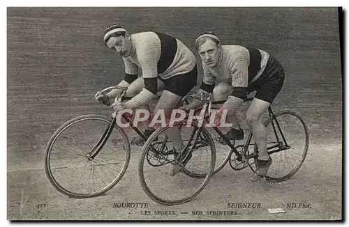 Ansichtskarte AK Velo Cycle Cyclisme Bourotte Seigneur Nos sprinters