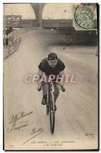Cartes postales Velo Cycle Cyclisme Nos sprinters JB Louvet