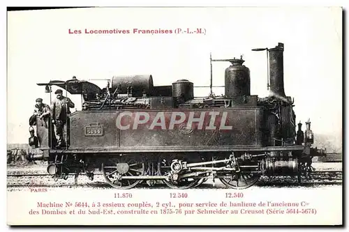 Ansichtskarte AK Train Locomotive machine 5644