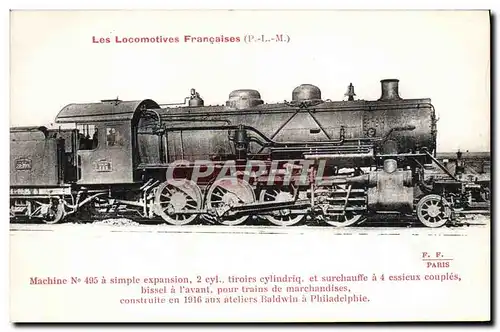 Ansichtskarte AK Train Locomotive Machine 495 a simple expansion