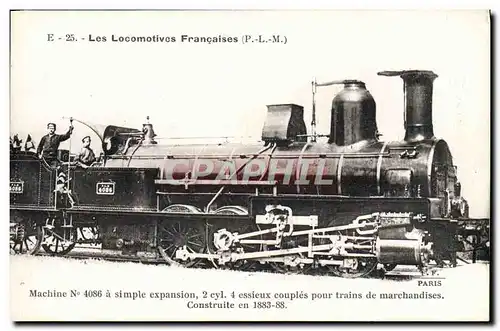 Ansichtskarte AK Train Locomotive Machine 4086 a simple expansion