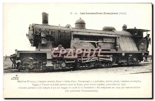 Cartes postales Train Locomotive Machine 2 741