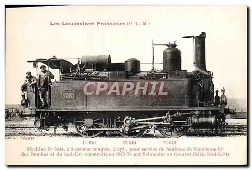 Ansichtskarte AK Train Locomotive Machine 5644