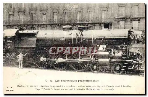 Ansichtskarte AK Train Locomotive Machine 231 001