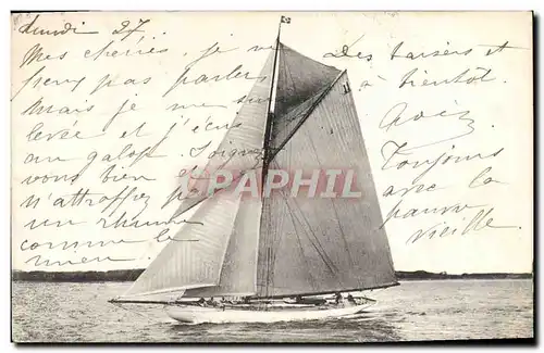 Cartes postales Bateau Voilier