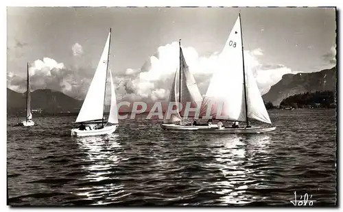 Cartes postales moderne Bateau Voilier Lac du Bourget et ses voiliers