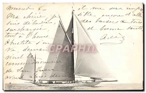 Cartes postales Bateau Voilier