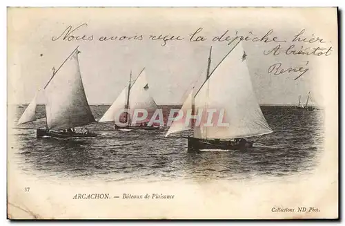 Cartes postales Bateau Voilier Arcachon Bateaux de plaisance