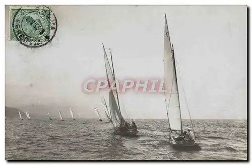CARTE PHOTO Bateau Voilier Italie