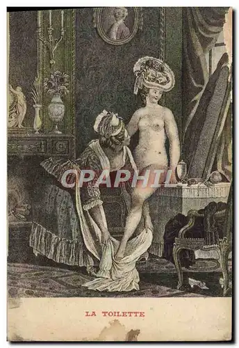 Cartes postales Femme Nu erotique La toilette