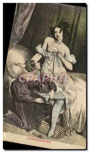 Cartes postales Femme Nu erotique Confidences