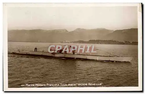 Ansichtskarte AK Bateau Sous marin Sous-marin Victor Reveille