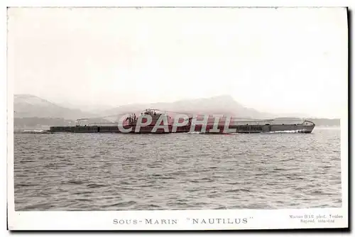 Ansichtskarte AK Bateau Sous marin Sous-marin Nautilus