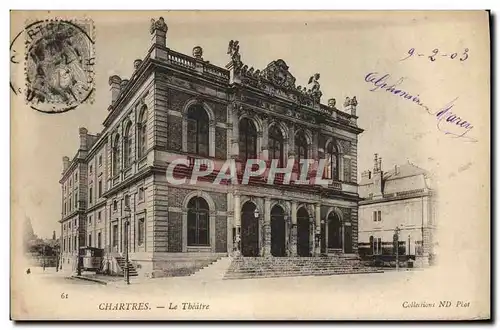 Cartes postales Le Theatre Chartres