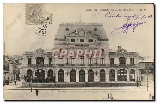 Cartes postales Le Theatre Cherbourg
