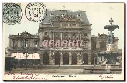 Ansichtskarte AK Le Theatre Cherbourg