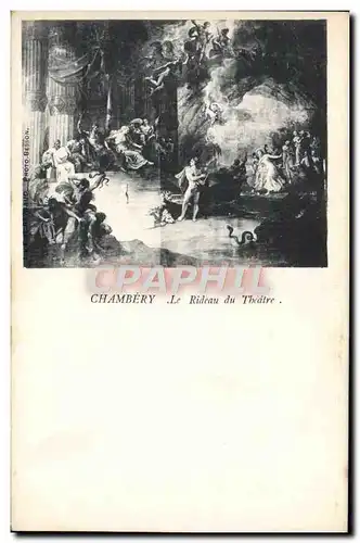 Cartes postales Chambery Le rideau du Theatre