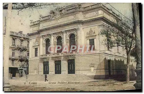 Cartes postales Cette Grand Theatre municipal