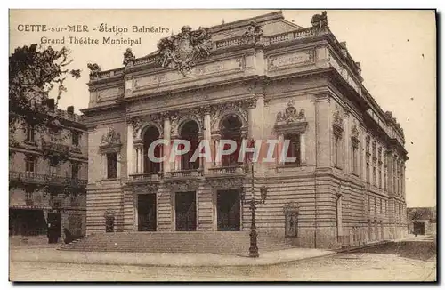 Cartes postales Cette sur Mer Grand Theatre municipal