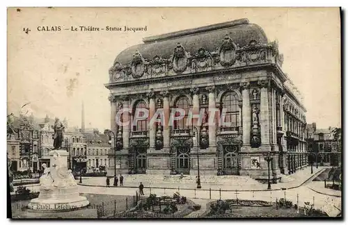 Cartes postales Castres Le Theatre Statue Jacquard